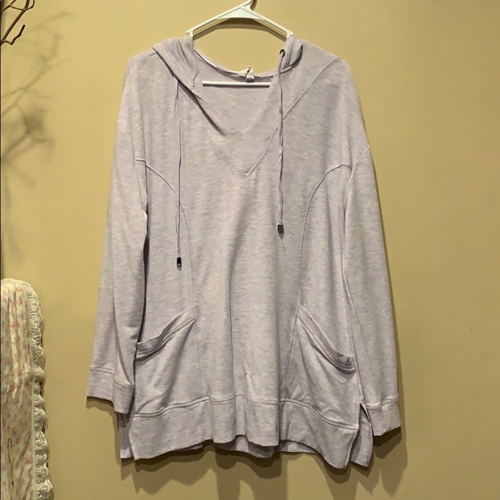 Cable & Gauge light purple hoodie
